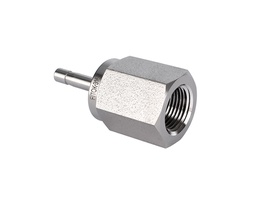 [SS-AF-MT3-NS2] Female Adapter, 316SS, 3mm. OD Tube Stub End  x 1/8in. (F)NPT