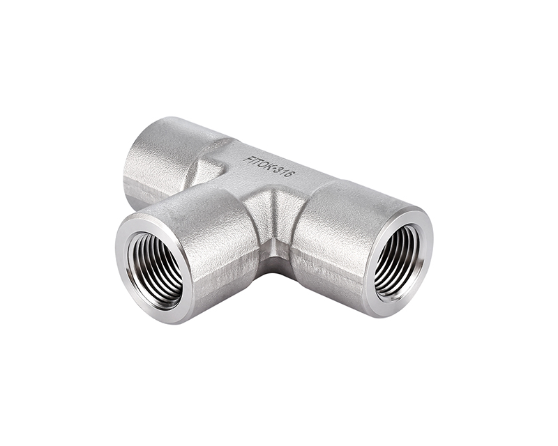 316 SS Pipe Fitting,Female Tee, 1 1/4 &quot;Female NPT