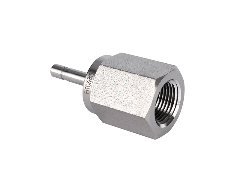 Female Adapter, 316SS, 3/4in. OD Tube Stub End  x 1/2in. (F)NPT