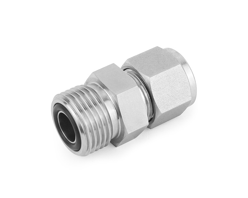316 SS O-Ring Face Seal Fitting,Tube Fitting Connector, 3/4&quot; FO Body x 3/4&quot; Tube Fitting