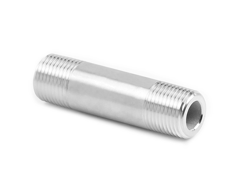 316 SS Pipe Fitting, Special Pipe Nipple, 1/8&quot; Male NPT, 1.5in.(38.1mm) Length