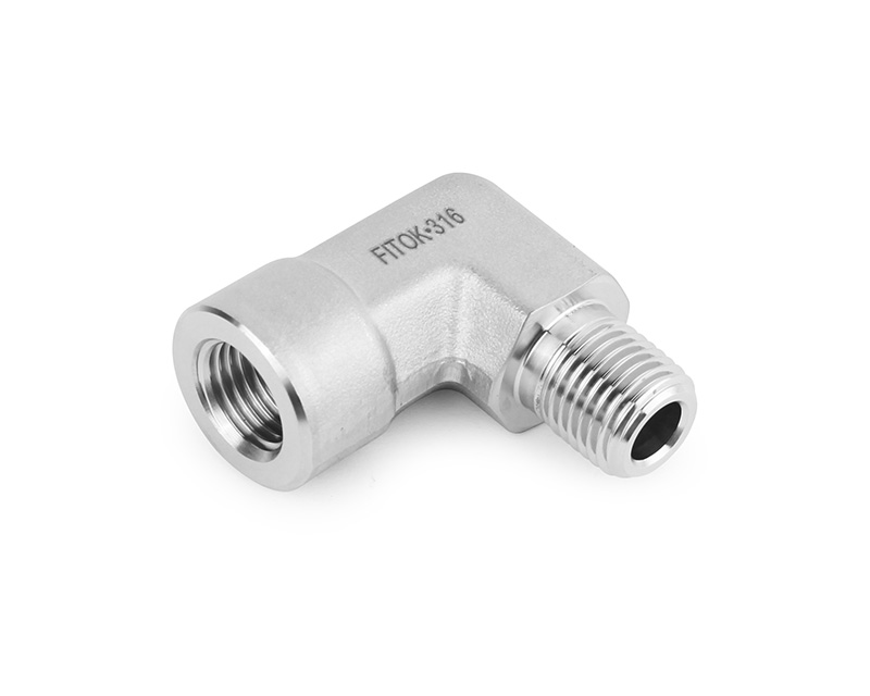 316 SS Pipe Fitting, Street Elbow, 1&quot; Female NPT × 1&quot; Male NPT