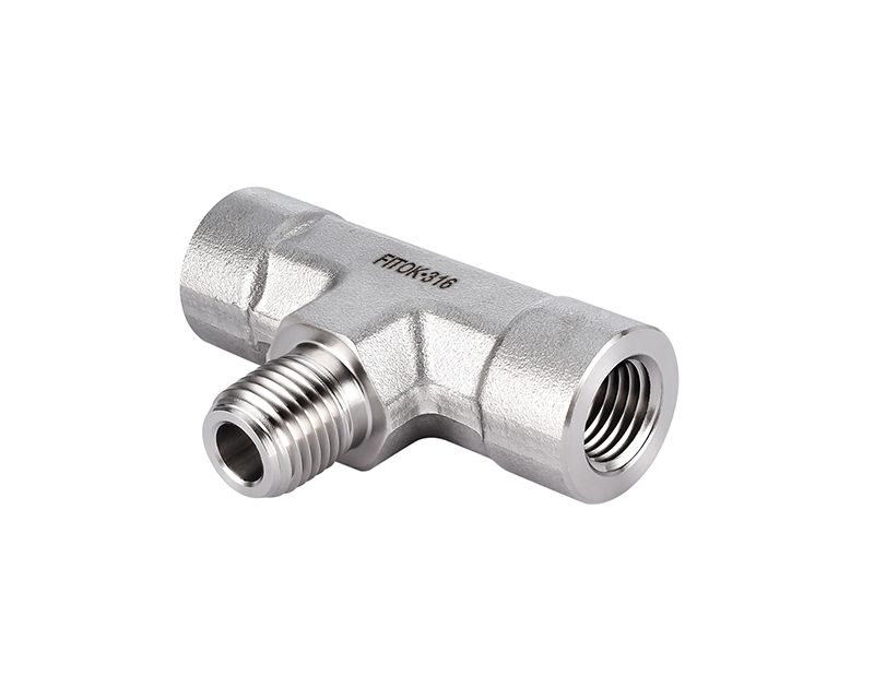 Male Branch Tee, 316SS, 3/4in. x 3/4in. (F)NPT x Branch 3/4in. (M)NPT