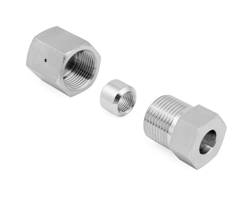 316 SS, FITOK 60 Series High Pressure Fitting, Coned and Threaded Connection, Cap, 1/4&quot; O.D.
