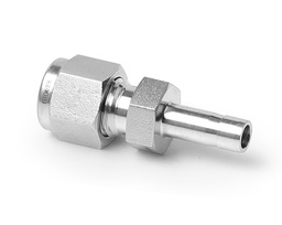 [SS-R-FL4-FT8] Reducer, 316SS, 1/4in. Tube OD, 2-Ferrule x 1/2in. OD Tube Stub End