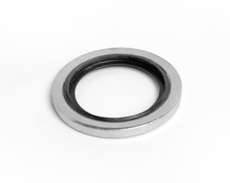 [SSF-RS-4] RS Gasket, For 1/4in. Male ISO Parallel (BSPP), FKM inner ring bonded to Stainless Steel outer ring