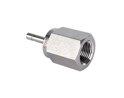 [SS-AF-MT12-RG8] Female Adapter, 316SS, 12mm. OD Tube Stub End  x 1/2in. BSPP (RG Port)