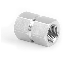 [SS-PCG-RT4] Hex Coupling, 316SS, 1/4in. (F)BSPT x 1/4in. (F)BSPT