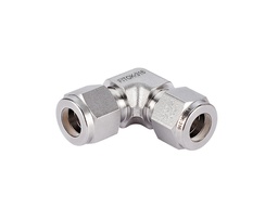 [SS-LU-FL8] Union Elbow, 316SS, 1/2in. x 1/2in. Tube OD, 2-Ferrule, 90Deg. 