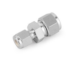 [SS-U-ML18-ML12] 316 SS, FITOK 6 Series Tube Fitting, Reducing Union, 18mm O.D. × 12mm O.D.