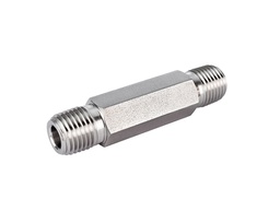 [SS-PLN-NS4-2] 316 SS Pipe Fitting,Hex Long Nipple, 1/4 &quot;Male NPT, 2.0in.(50.8mm) Length