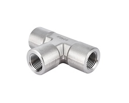 [SS-PT-RT8] T-stuk 1/2&quot; BSPT - F/F/F - RVS316