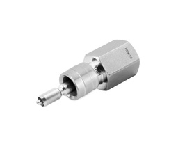 [SS-QC4-FNS4-S] Quick-connect Stem, 316SS,Stem, QC4 Series,  Connection: 1/4in. (F)NPT, (SESO) Stem without valve, remains open when uncoupled