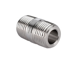 [SS-PCN-RT4] 316 SS, Pipe Fitting,Close Nipple, 1/4&quot; Male ISO Tapered Pipe Thread (RT)
