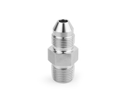 [SS-MMA-MM6-NS8] 316 SS, FITOK AMH Series Adapter Fitting, Male to Male, 3/8&quot; Male 20M Series Medium Pressure Coned and Threaded Connection × 1/2 Male NPT