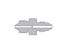 [SS-MMA-HM4-MM9] 316 SS, FITOK AMH Series Adapter Fitting, Male to Male, 1/4&quot; Male 60 Series High Pressure × 9/16&quot; Male 20M Series Medium Pressure, Coned and Threaded Connection