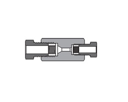 [SS-MU-MF16-MF9] 316 SS, FITOK 20M Series Medium Pressure Fitting, Coned and Threaded Connection, Reducing Union, 1&quot; O.D. × 9/16&quot; O.D.