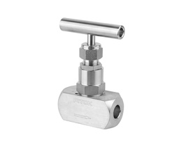 [NBSS-TS8-8-G] Needle Valve, Body: 316SS, MWP: 6,000psig, Packing: Graphite, Conn.: 1/2in. x 1/2in. Tube Socket Weld, Orifice:6.4mm, Cv:0.85, B